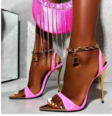 Golden Grace Heels